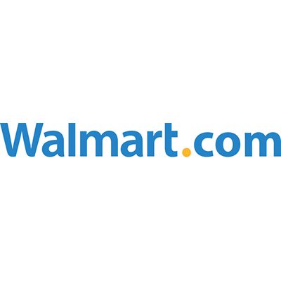 Walmart.com logo in blue and orange.